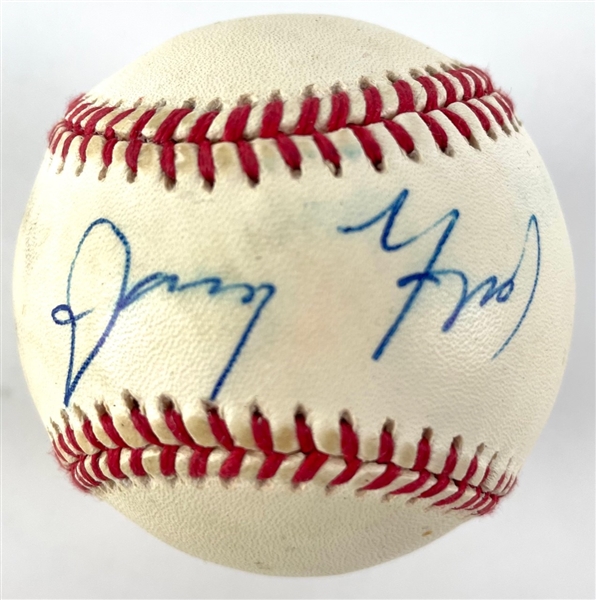 President Gerald Ford Signed OAL Baseball w/ Rare "Jerry Ford" Autograph! (Beckett/BAS)