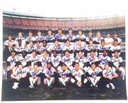 1986 New York Mets: Team Signed 16" x 20" Photo (36/Sigs)  (Beckett/BAS)