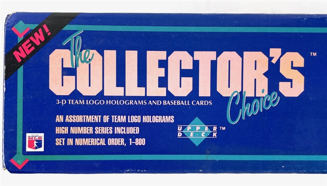 SEALED 1989 Upper Deck Collectors Choice Complete Set Premier Edition!