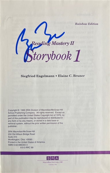 President George W. Bush Signed Hardcover Book "Storybook 1" (PSA/DNA LOA)