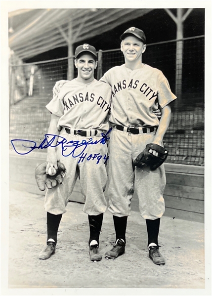 Phil Rizzuto Signed & HOF Inscribed 5" x 7" Black & White Photo (Third Party Guaranteed)