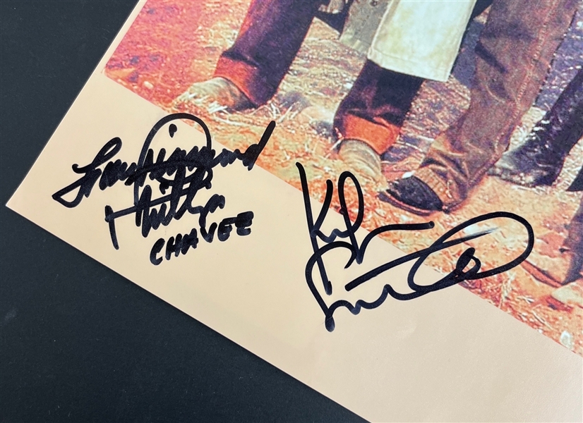 Young Guns: Kiefer Sutherland & Lou Diamond Phillips Signed 12 x 18 Photo (Beckett/BAS)