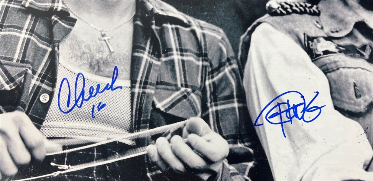 Cheech & Chong Signed Lot of Two (2) 12 x 18 Photos (Beckett/BAS)