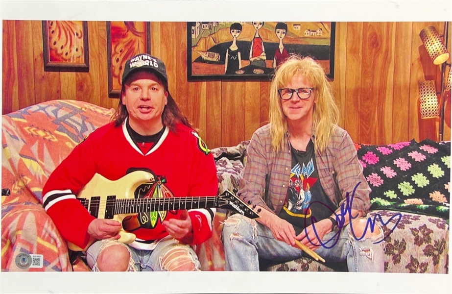 Dana Carvey Lot of 5 Signed 11 x 17 Photos (Beckett/BAS)