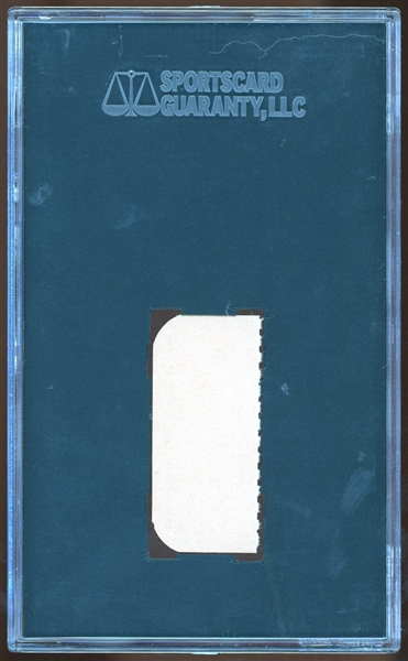 Original 1912 Pittsburgh Pirates Ticket Stub :: Honus Wagner 2-2 w/ Triple & Stolen Base (SGC Encapsulated)