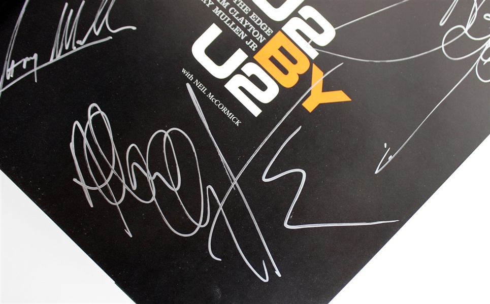 U2 Group Signed U2 By U2 Hardcover Book (BAS/Beckett)