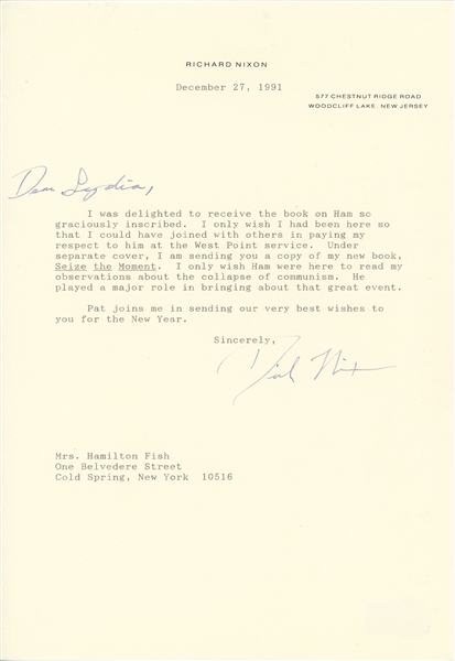 Richard Nixon Typed Letter Signed (Beckett/BAS LOA)