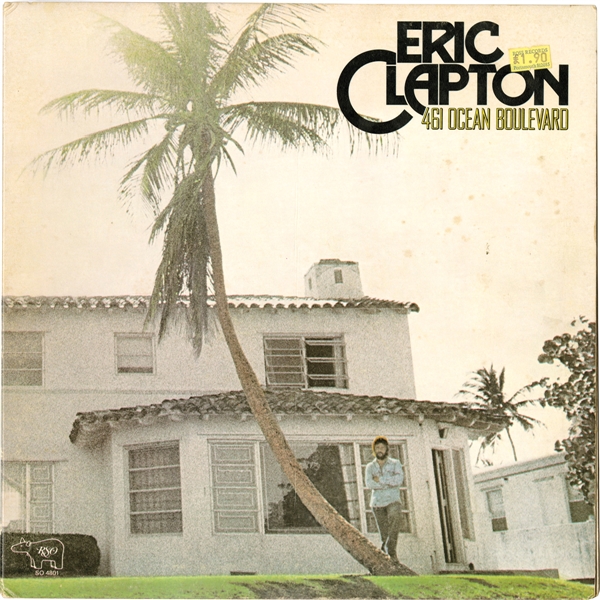 Eric Clapton & His Band Vintage Signed 461 Ocean Boulevard Record Album (Tracks UK LOA)