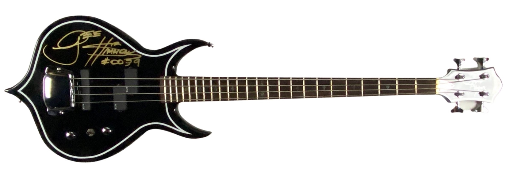 KISS: Gene Simmons Signed “Punisher” Bass Guitar w/ Signed Case (Third Party Guaranteed) 