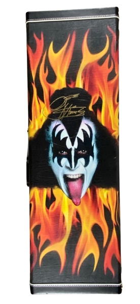 KISS: Gene Simmons Signed “Punisher” Bass Guitar w/ Signed Case (Third Party Guaranteed) 