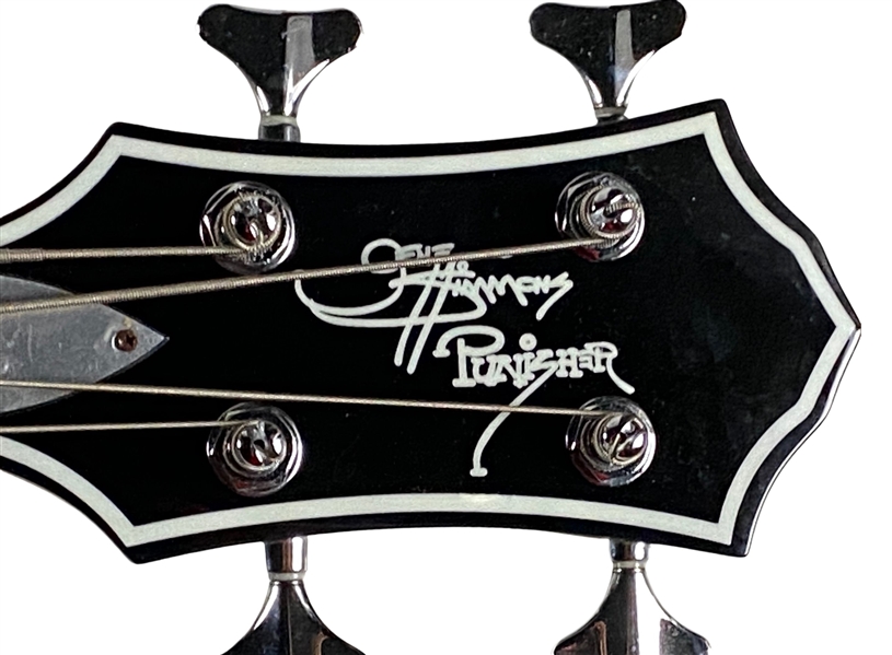 KISS: Gene Simmons Signed “Punisher” Bass Guitar w/ Signed Case (Third Party Guaranteed) 
