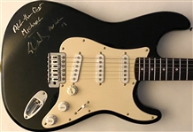 Eddie Van Halen In-Person Signed Fender Squier Stratocaster Guitar (Third Party Guaranteed) 