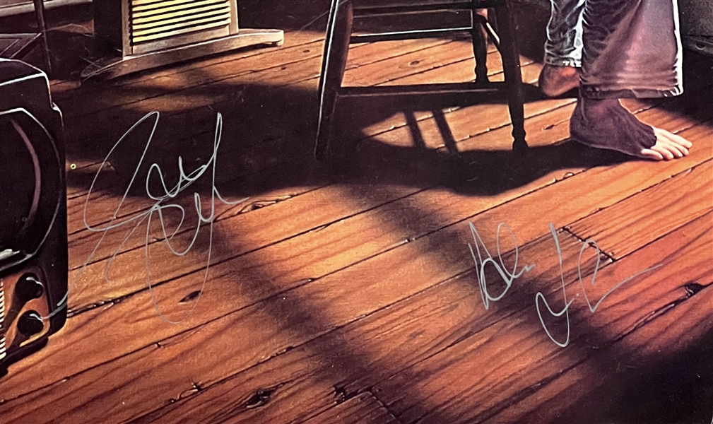 Rush Group Signed Power Windows 21 x 27” Litho (3 Sigs) (Beckett/BAS LOA) 