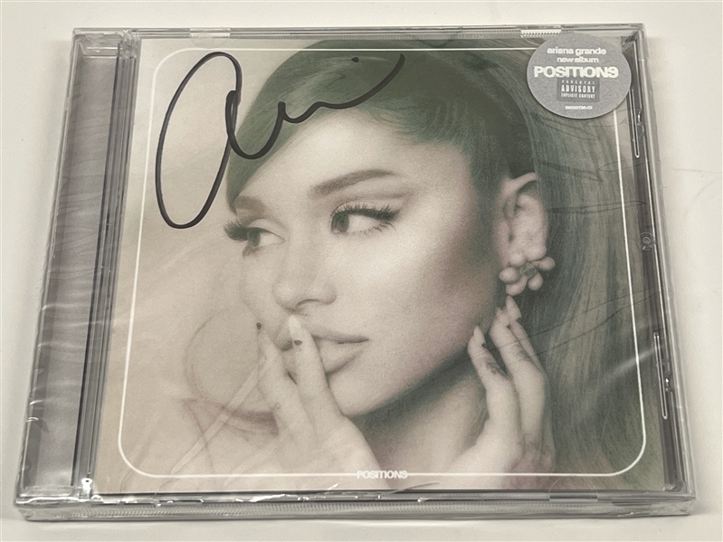 Ariana Grande Signed “Positions” CD (Third Party Guaranteed)   