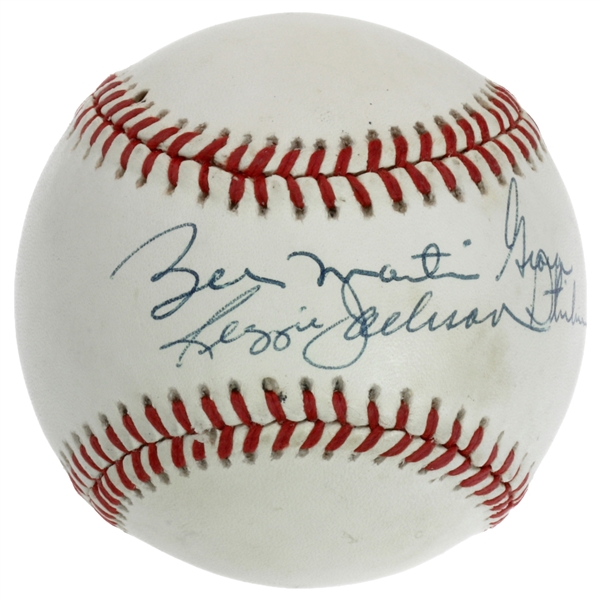 George Steinbrenner, Billy Martin & Reggie Jackson NY Yankees “The Bronx Zoo” Signed OAL Baseball (PSA/DNA LOA)