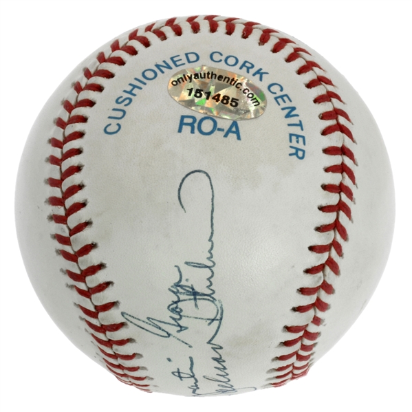 George Steinbrenner, Billy Martin & Reggie Jackson NY Yankees “The Bronx Zoo” Signed OAL Baseball (PSA/DNA LOA)