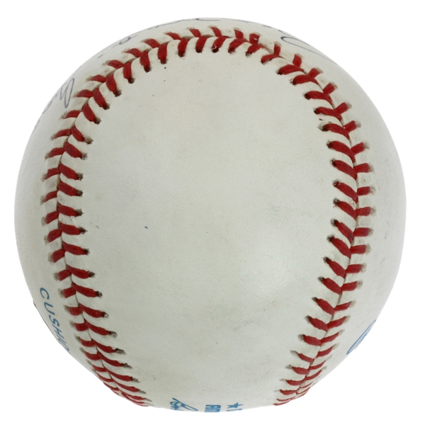 George Steinbrenner, Billy Martin & Reggie Jackson NY Yankees “The Bronx Zoo” Signed OAL Baseball (PSA/DNA LOA)