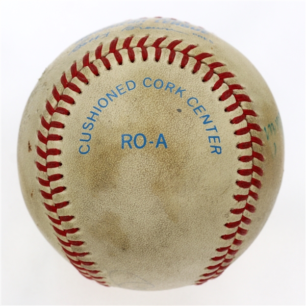 Mickey Mantle & Roger Maris Dual-Signed Official American League Bobby Brown Baseball (Full Beckett LOA)