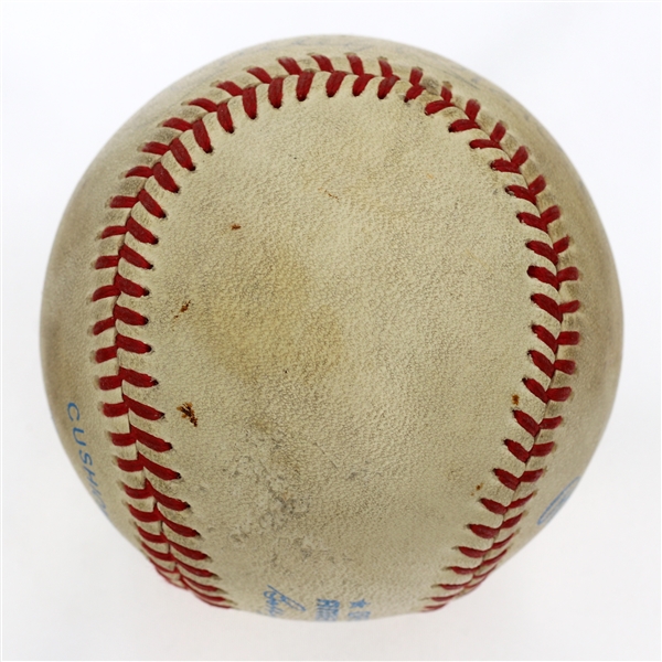 Mickey Mantle & Roger Maris Dual-Signed Official American League Bobby Brown Baseball (Full Beckett LOA)