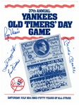 Mickey Mantle & Roger Maris Signed NY Yankees 1983 Old Timers Day Program with Rizzuto & Piniella (Beckett LOA)