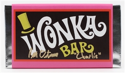 Wonka Bar Signed by Peter Ostrum (Charlie) from the Movie Willy Wonka & the Chocolate Factory (JSA)