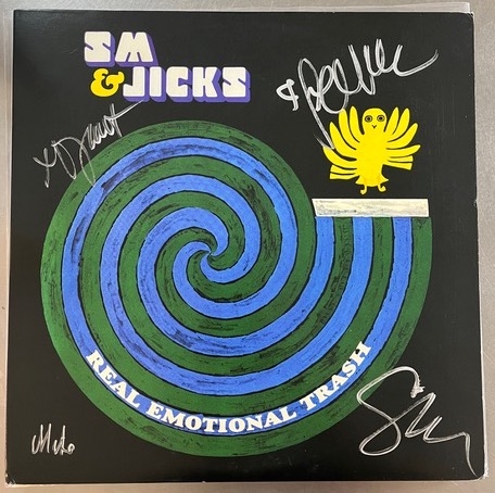 Pavement: Stephen Malkmus & The Jicks “Real Emotional Trash” Group Signed Album Record (Third Party Guaranteed) 
