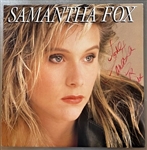 Samantha Fox Signed Self-Titled Album Record (Third Party Guaranteed)