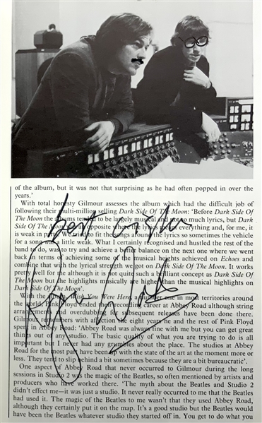 “Abbey Road” Book Signed by Dozens: Beatles’ McCartney, Harrison & Ringo, and Pink Floyd’s Gilmour & Rogers, Ect. (Third Party Guaranteed) (Allan Rouse Abbey Road Worker Letter of Provenance) 