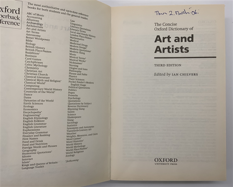 Pink Floyd: Syd Barrett Personally Owned & Annotated Pair of (2) Books