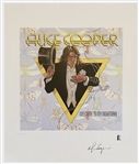 Alice Cooper Signed “Welcome to My Nightmare” Limited-Edition Lithograph (Third Party Guaranteed)