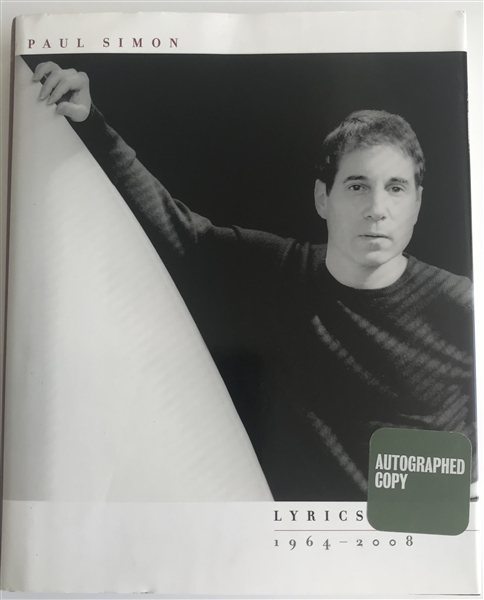 Paul Simon Signed “Lyrics 1964–2008” Book (Third Party Guaranteed)