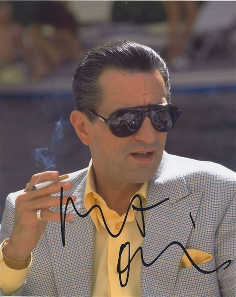 Casino: Robert De Niro In-Person Signed 8" x 10” Photo (PSA Authentication)