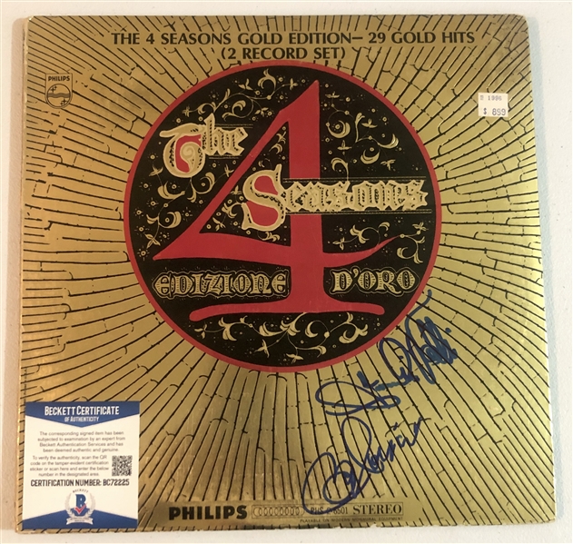 Frankie Valli & 4 Seasons: Frankie Valli & Bob Gaudio In-Person Signed “Edizione D’oro” Album Record (John Brennan Collection) (Beckett/BAS Authentication)