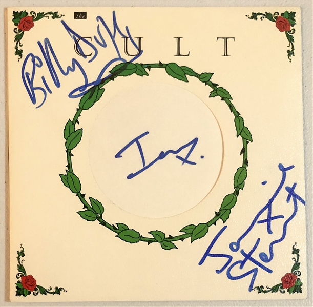The Cult In-Person Group Signed “Revolution Joe” 45 RPM (3 Sigs) (John Brennan Collection) (JSA Authentication)