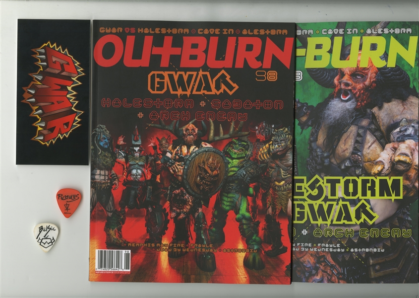 GWAR Group Signed 10” x 8” Photo (7 Sigs) (ACOA Authentication)