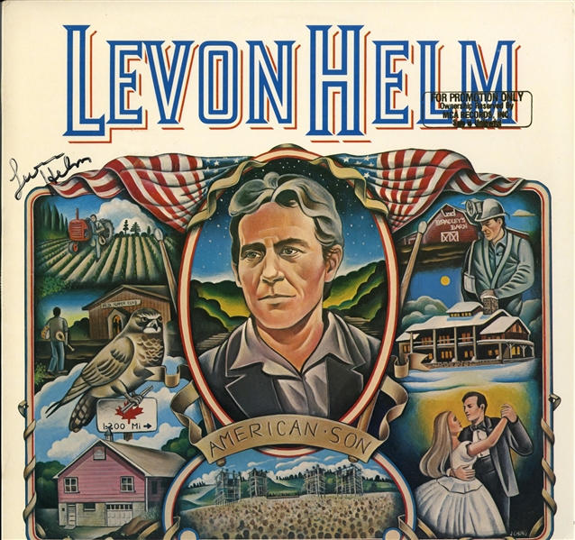 Levon Helm Signed “American Son” Album (ACOA Authentication)