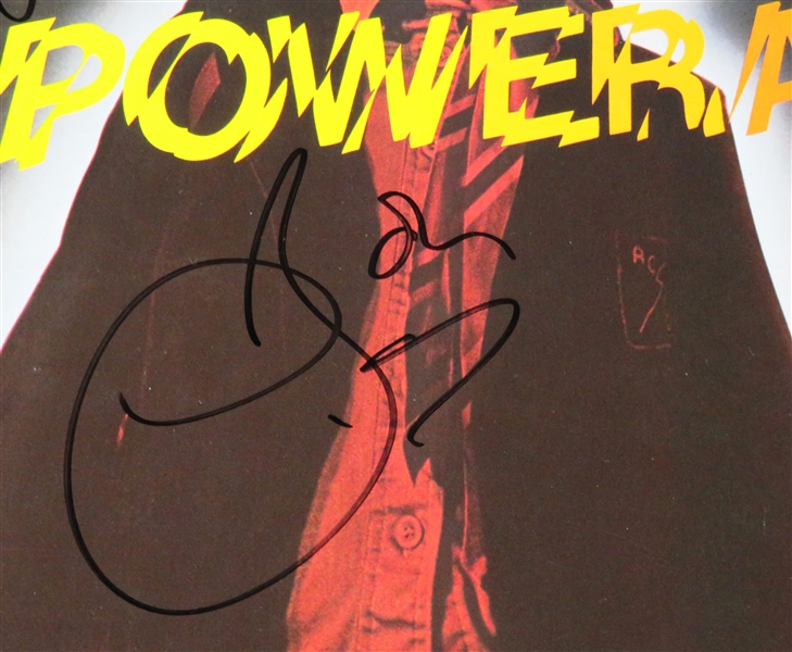 AC/DC Group Signed Powerage Album by All 5 Original Members (Beckett/BAS LOA, JSA LOA, & PSA/DNA LOA)