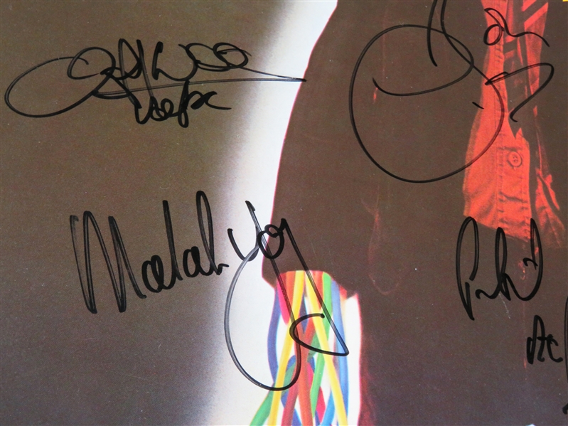 AC/DC Group Signed Powerage Album by All 5 Original Members (Beckett/BAS LOA, JSA LOA, & PSA/DNA LOA)
