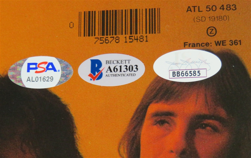 AC/DC Group Signed Powerage Album by All 5 Original Members (Beckett/BAS LOA, JSA LOA, & PSA/DNA LOA)