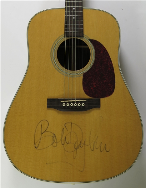 Bob Dylan RARE Signed Martin D-28 Acoustic Guitar (Beckett/BAS LOA & JSA LOA)