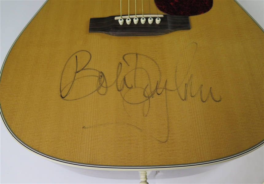 Bob Dylan RARE Signed Martin D-28 Acoustic Guitar (Beckett/BAS LOA & JSA LOA)