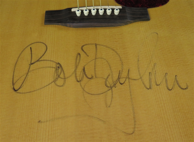 Bob Dylan RARE Signed Martin D-28 Acoustic Guitar (Beckett/BAS LOA & JSA LOA)