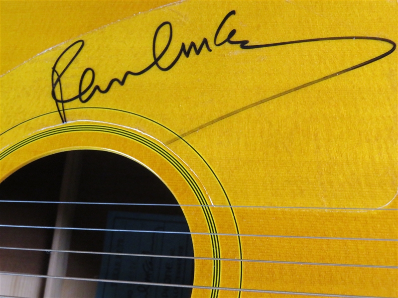 The Beatles: Paul McCartney Signed Epiphone Texan FT-79 McCartney Model Acoustic Guitar (Beckett/BAS LOA, JSA LOA, and Caiazzo LOA)
