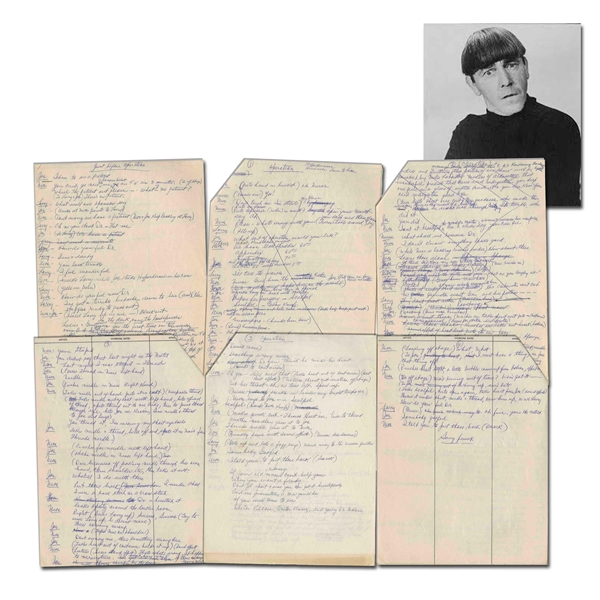 Three Stooges Skit Handwritten by Moe Howard & Signed “Moe” 40+ times (Third Party Guaranteed)