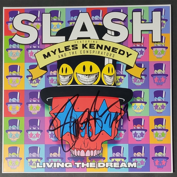 Slash In-Person Signed “Living the Dream” Album Record (Third Party Guaranteed)