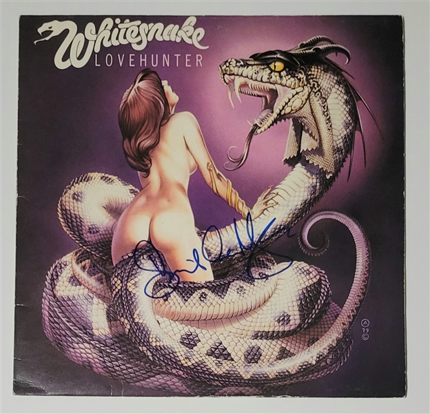 Whitesnake: David Coverdale In-Person Signed “Lovehunter” Album Record (Third Party Guaranteed)