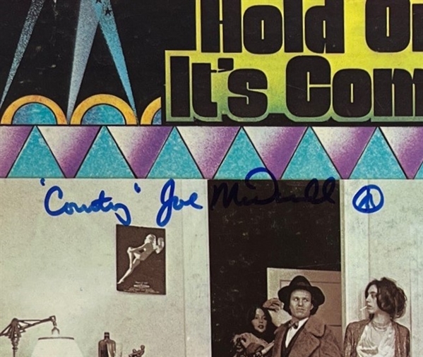 Country Joe McDonald Signed Hold On It's Coming Record Album (Beckett/BAS)