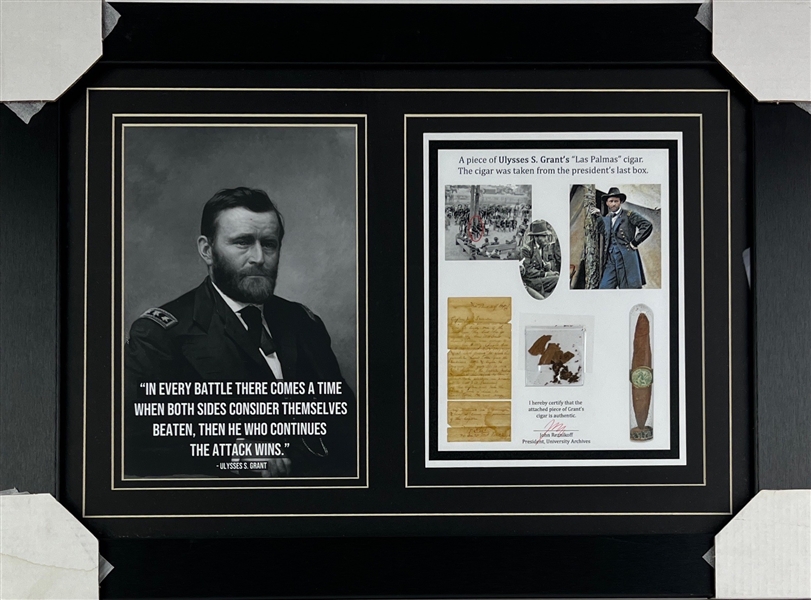 Ulysses S. Grant: Significant Remnants of his "Las Palmas" Cigar Taken From His Last Box (University Archives)