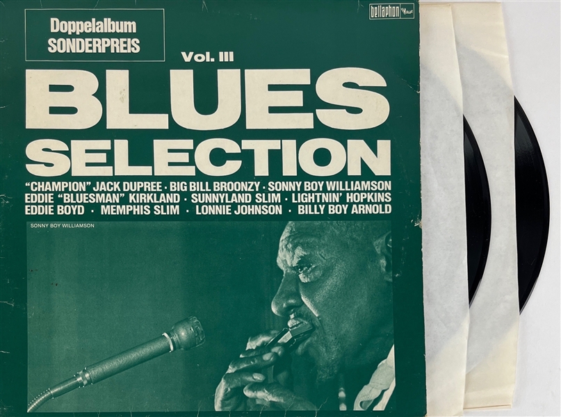 Blues Greats Signed Album, Including Jack Dupree, Sunnyland Slim, and Memphis (Beckett/BAS)