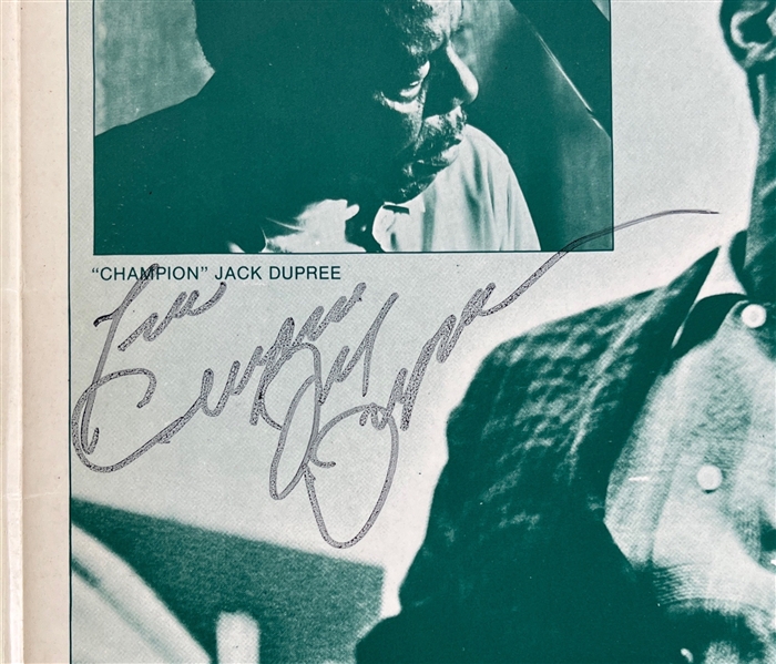 Blues Greats Signed Album, Including Jack Dupree, Sunnyland Slim, and Memphis (Beckett/BAS)